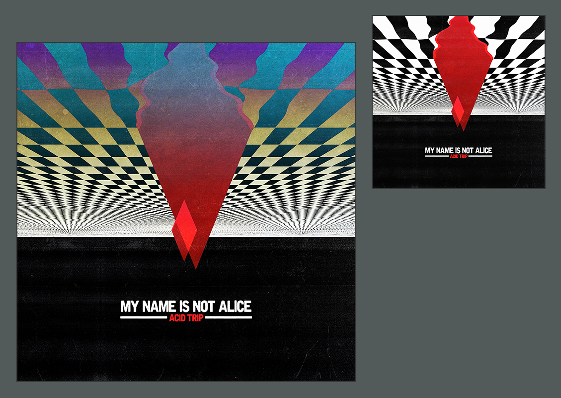 Art direction for music band My Name Is Not Alice by Geso