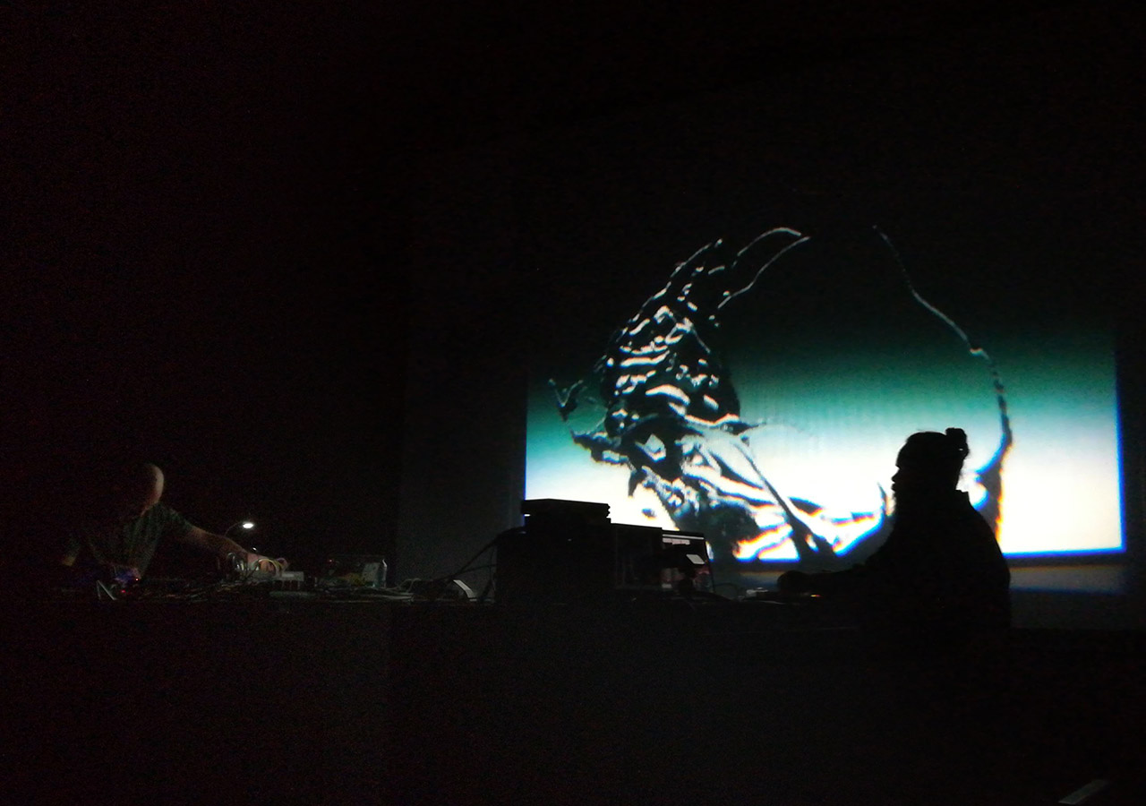 Live Performance by Geso and Kamikaze Space Programme at L.E.V. Matadero Festival