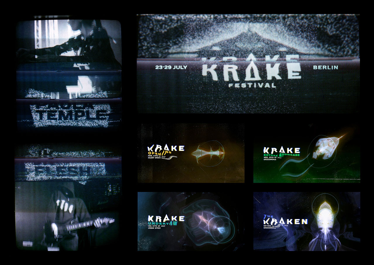 Krake Festival Art Direction by Geso